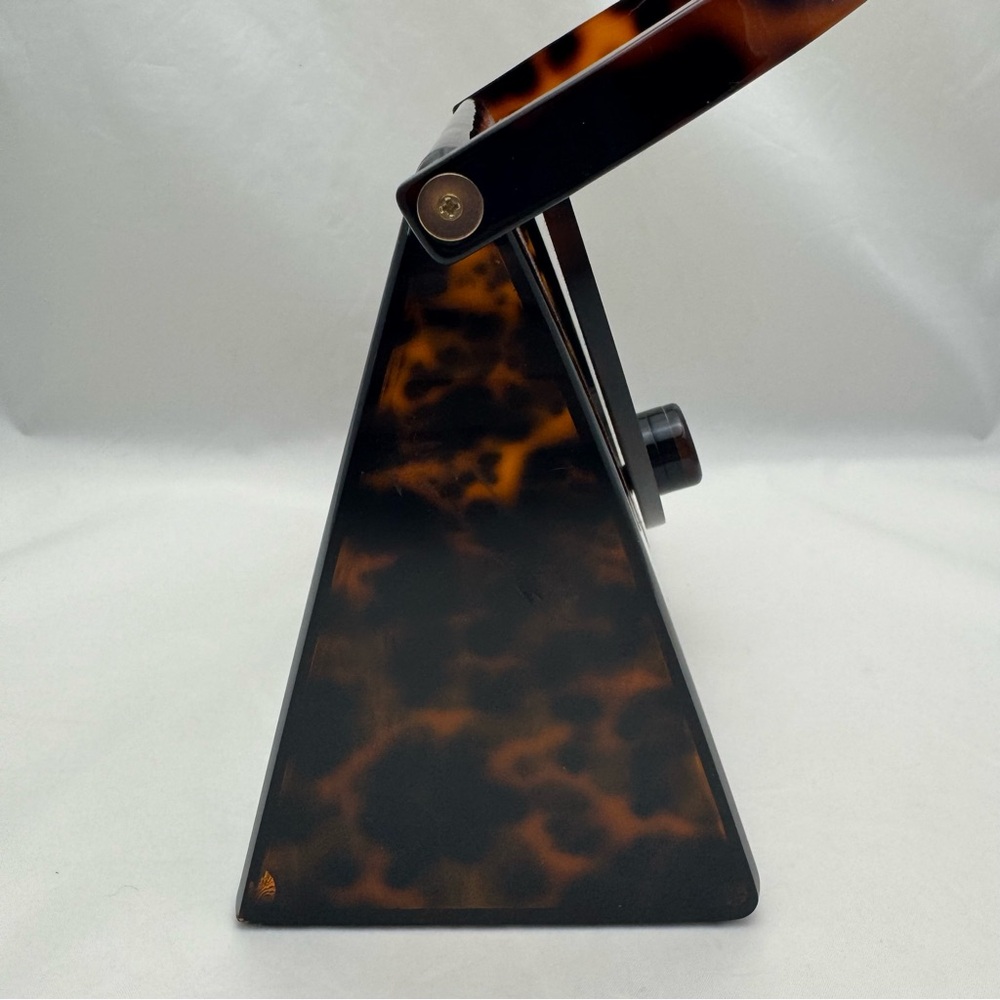 ✨ Rare Anthropologie Rae of Light Top Handle Acrylic Bag Tortoise Shell Purse - Picture 13 of 17